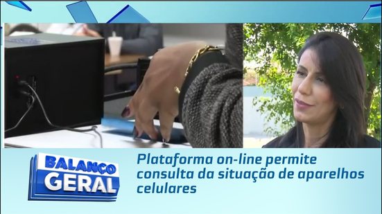 Plataforma on-line permite consulta da situação de aparelhos celulares