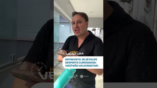 Zé Felipe falou e a internet reagiu! Entenda o que aconteceu #horadoventura