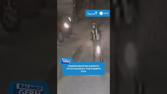 📹 Atleta de Muay Thai é morto a tiros e câmera registra ação de suspeito #BalançoGeralAL