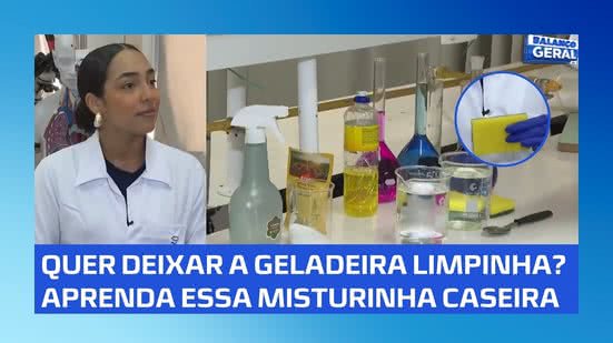 🧽 Dicas do BG: professora de química ensina “misturinha mágica” para limpar a geladeira