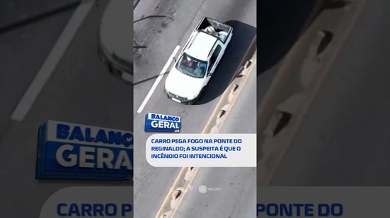 🗞️ DESTAQUES DO DIA: Carro tem perda total após pegar fogo; incêndio teria sido intencional