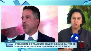 Presidente do TJ assume governo; Paulo Dantas se afasta para cuidar da campanha de Lula em AL