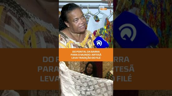 Artesã do Pontal da Barra leva bordado filé de Alagoas para o mundo, confira no #FiqueAlerta