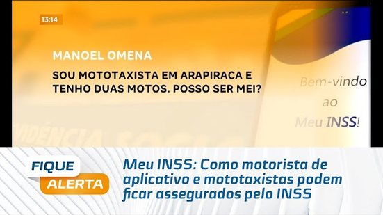 Meu INSS: Como motorista de aplicativo e mototaxistas podem ficar assegurados pelo INSS