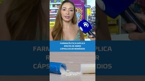 Pode abrir cápsulas de medicamentos? Veja o que diz especialista #BalançoGeralAL