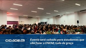 Evento será voltado para estudantes que vão fazer o ENEM; tudo de graça