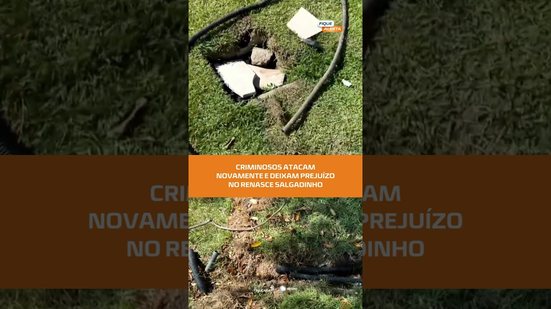 ⚠️ Mais uma vez: furto de fios volta a atingir decoração do Renasce Salgadinho #FiqueAlerta