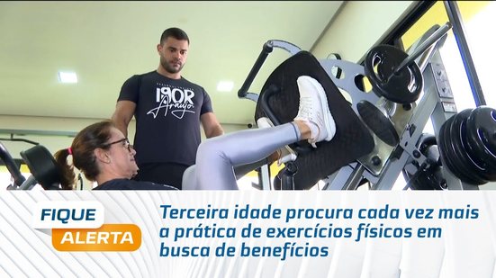 Terceira idade procura cada vez mais a prática de exercícios físicos em busca de benefícios