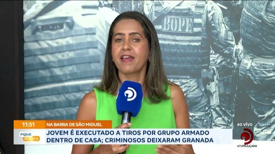 Jovem é executado a tiros por grupo armado dentro de casa; criminosos deixaram granada