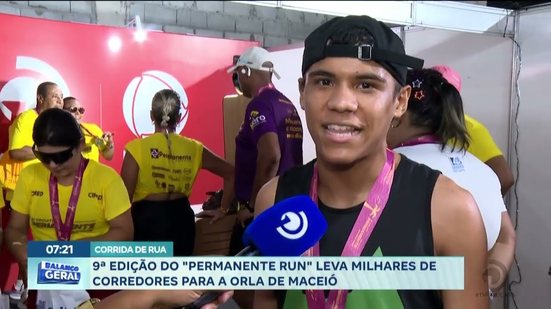9ª edição do "Permanente Run" leva milhares de corredores para a Orla de Maceió