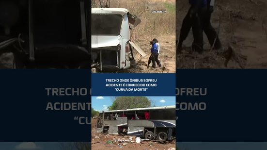 "CURVA DA MORTE": local onde ônibus sofreu acidente é conhecido pela periculosidade  #CidadeAL