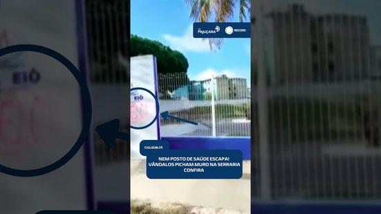 🚨 Patrimônio público é vandalizado no conjunto José Tenório, em Maceió | #CidadeAL