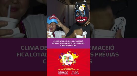 Primeiro fim de semana de prévias leva multidão à orla de Maceió #BalançoGeralAL