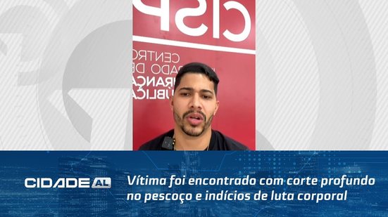 Vítima foi encontrado com corte profundo no pescoço e indícios de luta corporal