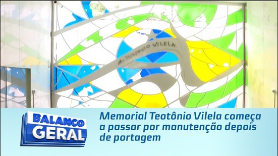 Memorial Teotônio Vilela começa a passar por manutenção depois de portagem
