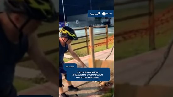 ⚠️Ciclistas enfrentam armadilhas e motos elétricas na Fernandes Lima #CidadeAL
