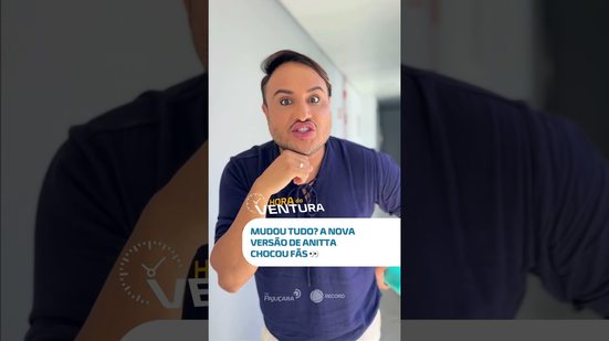 QUÁÁÁÁ! Nova transformação de Anitta dá o que falar 🔥 #HoraDoVentura