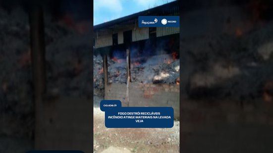 🔥 Chamas atingem materiais recicláveis e provocam incêndio na Levada | #CidadeAL