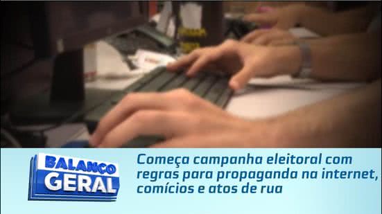 Começa campanha eleitoral com regras para propaganda na internet, comícios e atos de rua