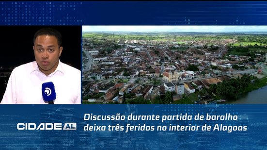 Discussão durante partida de baralho deixa três feridos no interior de Alagoas