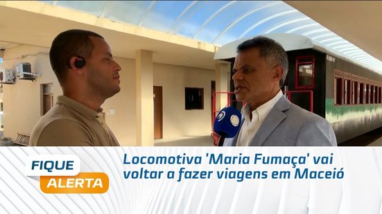 Locomotiva 'Maria Fumaça' vai voltar a fazer viagens em Maceió