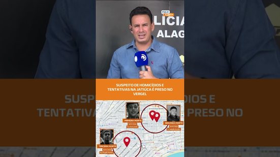 🚔 Polícia prende no Vergel homem apontado como autor de crimes na Jatiúca | #FiqueAlerta