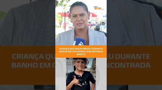 Criança desaparecida em cachoeira é encontrada sem vida em Joaquim Gomes (AL)  #FiqueAlerta