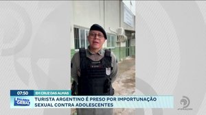 Em Cruz das Almas: Turista Argentino é preso por importunação sexual contra adolescentes