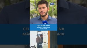 📱Explosão de celular deixa funcionária ferida #BalançoGeralAL