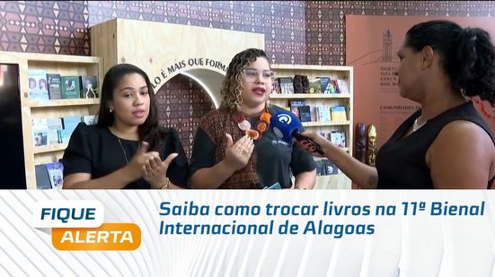 Saiba como trocar livros na 11ª Bienal Internacional de Alagoas