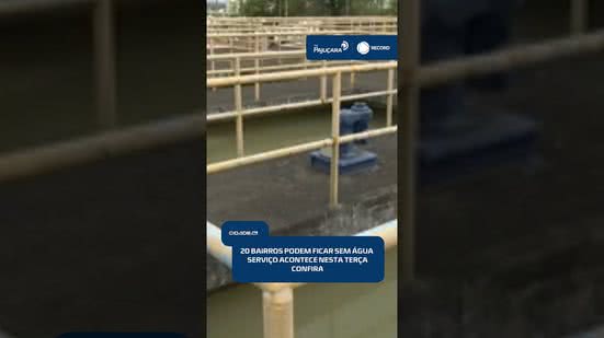 🚱 Atenção: 20 bairros de Maceió podem ficar sem água nesta terça-feira | #CidadeAL