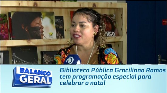 Biblioteca Pública Graciliano Ramos tem programação especial para celebrar o natal