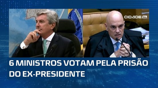 Plenário Virtual: Julgamento de Collor é retomado e conta com 6 votos a favor da prisão