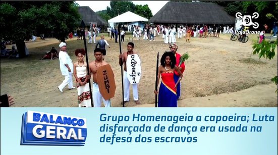 Grupo Homenageia a capoeira; Luta disfarçada de dança era usada na defesa dos escravos