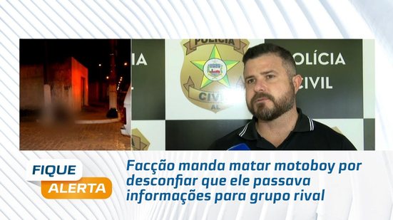 Facção manda matar motoboy por desconfiar que ele passava informações para grupo rival