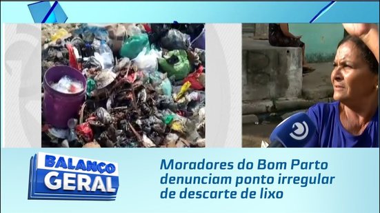 Moradores do Bom Parto denunciam ponto irregular de descarte de lixo