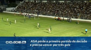 Futebol: ASA perde a primeira partida da decisão e precisa vencer por três gols de diferença