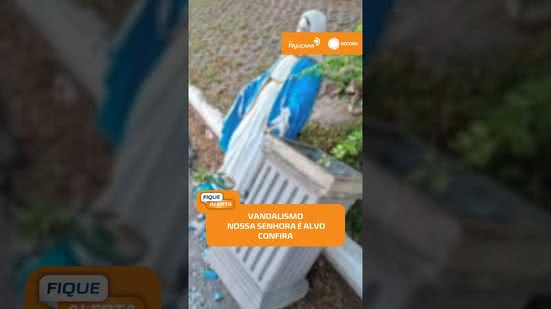 😔 Vandalismo contra imagem religiosa causa indignação entre moradores da Jatiúca | #FiqueAlerta