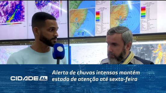 Alerta de chuvas intensas mantém estado de atenção até sexta-feira