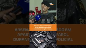 ROTAM encontra 13 armas escondidas dentro de apartamento no Farol #FiqueAlerta