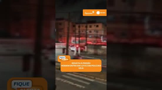 ⚠️ Homem entra em luta corporal com PMs e acaba preso na Serraria | #FiqueAlerta