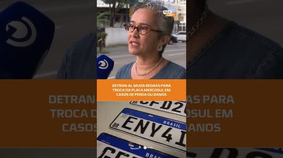 ✅ Perdeu ou danificou a placa Mercosul? Detran-AL simplifica o procedimento | #FiqueAlerta
