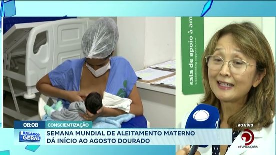 Semana mundial de aleitamento materno dá início ao Agosto Dourado
