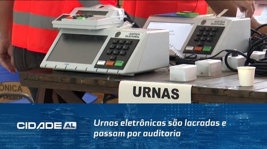 Urnas eletrônicas são lacradas e passam por auditoria