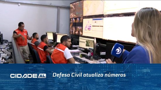 Alto acúmulo de chuva, deslizamentos e desalojados: Defesa Civil atualiza números
