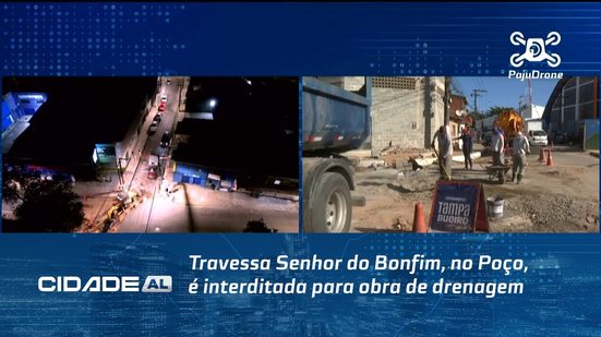Travessa Senhor do Bonfim, no Poço, é interditada para obra de drenagem