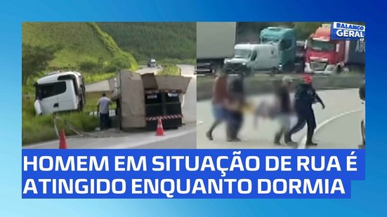 Carreta desgovernada atinge pessoas que esperavam transporte em Messias