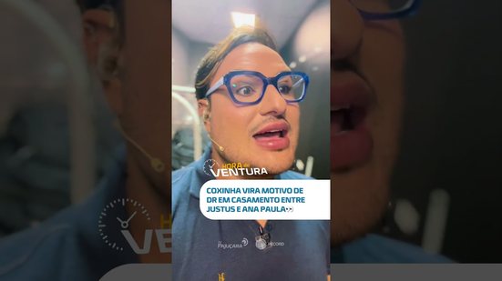 QUÁÁÁÁ! Briga por causa de coxinha, Roberto Justus não perdoa😂 #HoraDoVentura