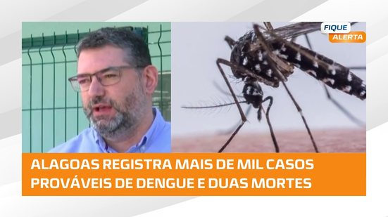 #FiqueAlerta | Dengue acende alerta em Alagoas com mais de mil casos prováveis