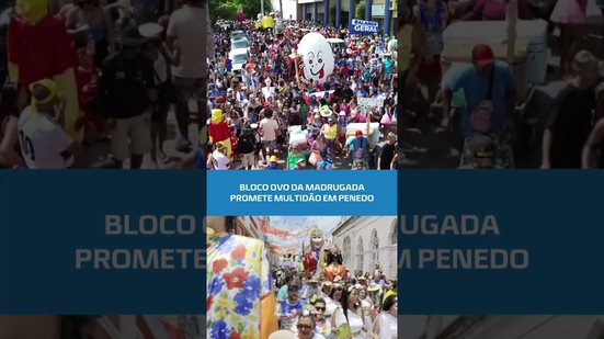 🎭Penedo entra no clima: ovo da madrugada espera 20 mil foliões #BalançoGeralAL